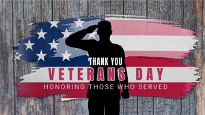 Veterans motion graphic preview.
