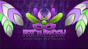 Mardi Gras motion graphic preview.
