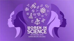 Women In Science motion graphic preview.