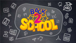 Back 2 School motion graphic preview.