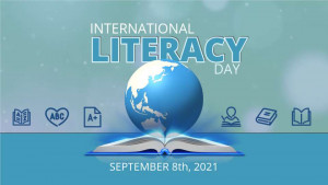 International Literacy Day motion graphic preview.