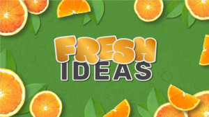 Fresh Oranges motion graphic preview.