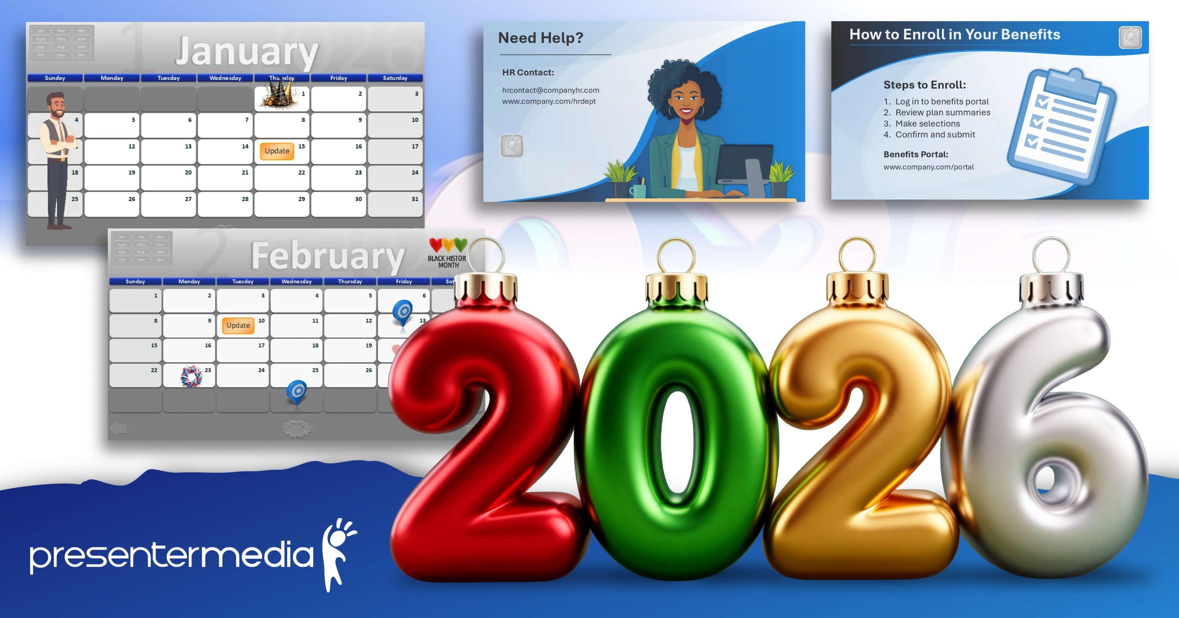 This is a hero image preview of blog Fresh December Presentation Graphics and PowerPoint Tips.