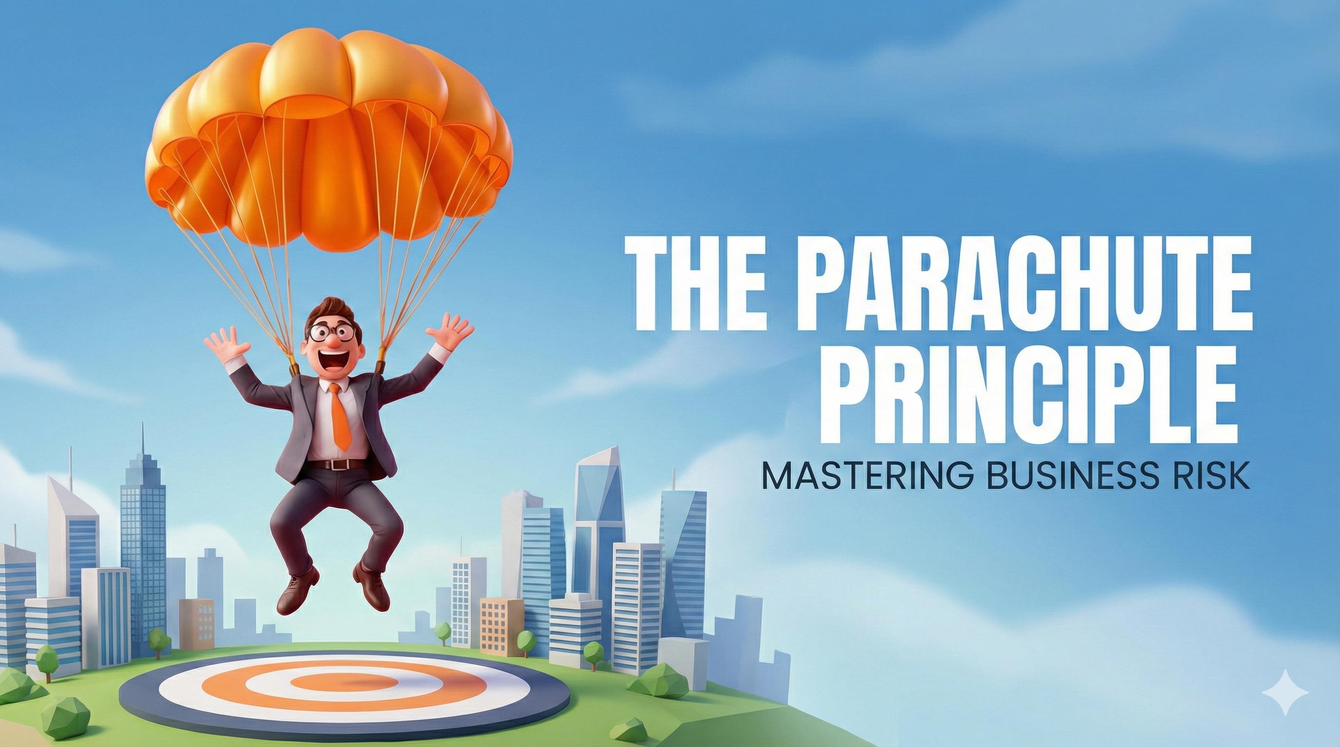 A feature image preview for the blog The Parachute Principle: Mastering Business Risk in 2026.
