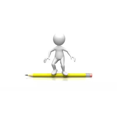 Pencil Balance motion graphic preview.
