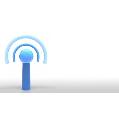 WIFI Wireless Internet Signal motion graphic preview.