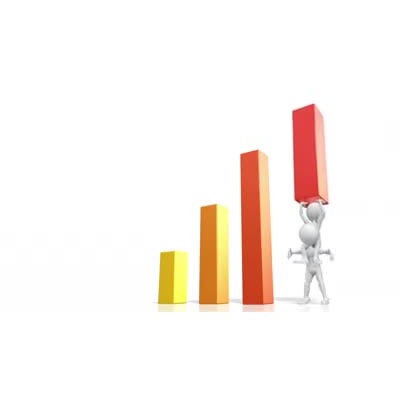 Teamwork Raise Bar Graph motion graphic preview.