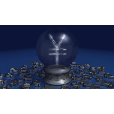 Crystal Ball Yen motion graphic preview.