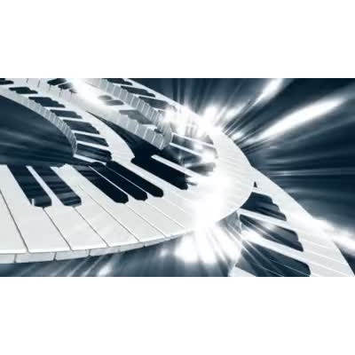 Piano Keys motion graphic preview.