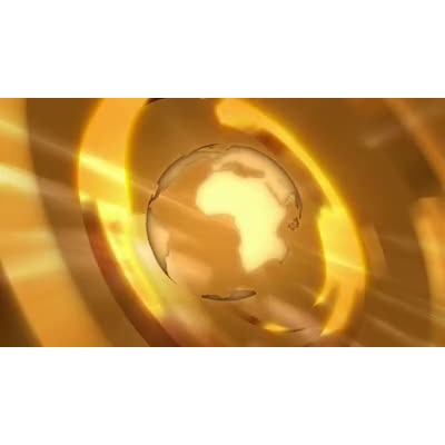 Golden Earth motion graphic preview.