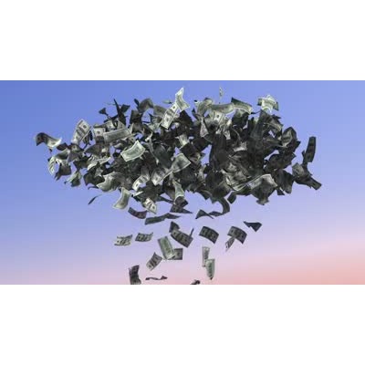 Raining Money motion graphic preview.