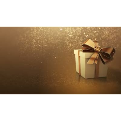 Golden Present motion graphic preview.