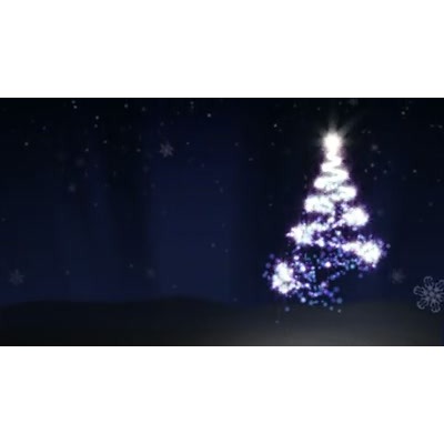 Abstract Christmas Tree motion graphic preview.