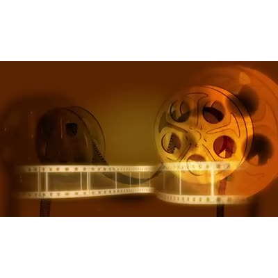 Movie Reels motion graphic preview.