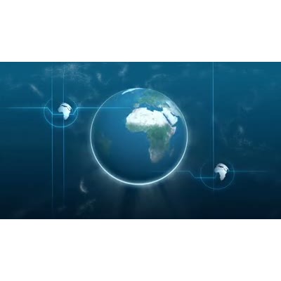 Earth Scape motion graphic preview.
