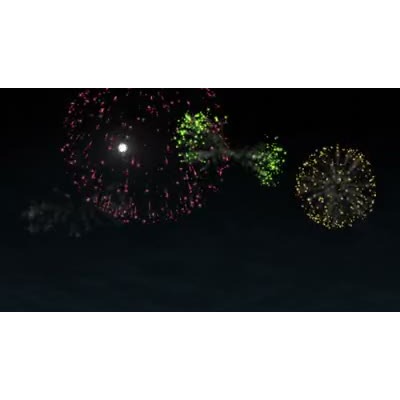 Fireworks Celebration motion graphic preview.