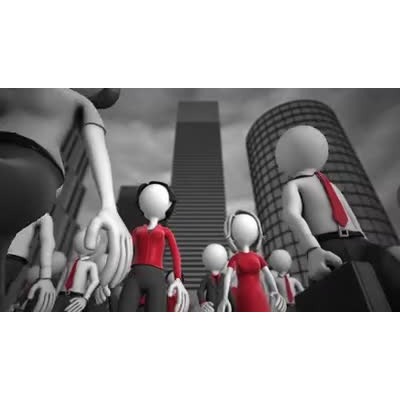 Business March motion graphic preview.