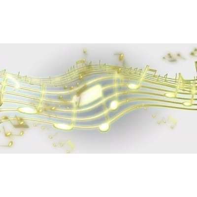 Golden Music motion graphic preview.
