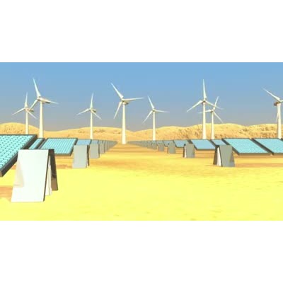 Solar And Wind Energy motion graphic preview.