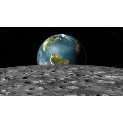 Moonscape motion graphic preview.
