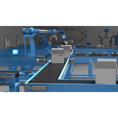 Automated Factory motion graphic preview.