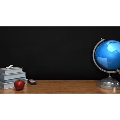 Globe Spinning In Classroom motion graphic preview.