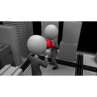 Business Boxing Match motion graphic preview.