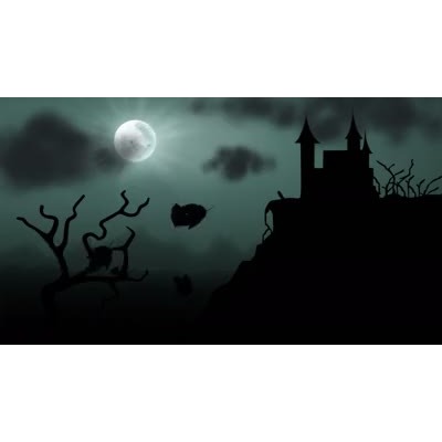 Castle Bats motion graphic preview.