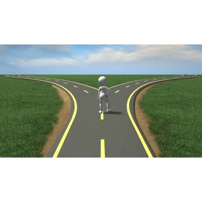 Crossroads Decision motion graphic preview.
