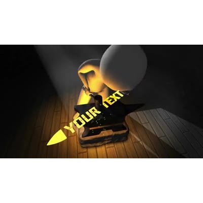 Forging Your Text motion graphic preview.