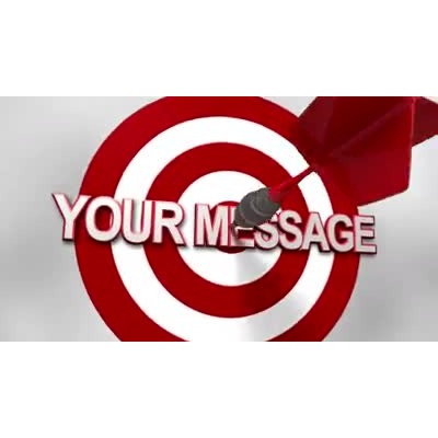 Target Text motion graphic preview.