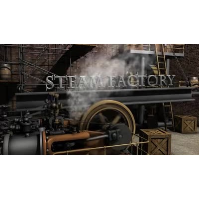 Steam Factory Text motion graphic preview.