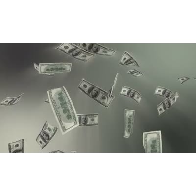 US Money Falling motion graphic preview.