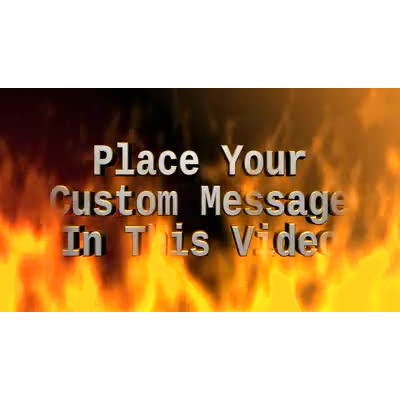 Fire Text motion graphic preview.