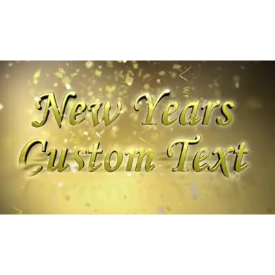 New Years Confetti motion graphic preview.