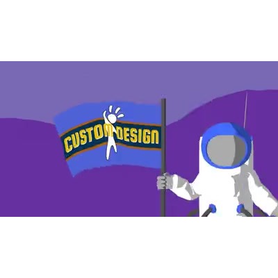 Minimal Space Custom motion graphic preview.