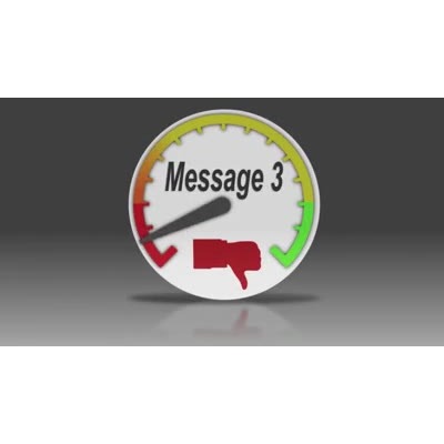 Custom Gauges Decrease motion graphic preview.