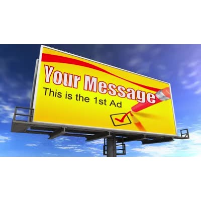 Three Ad Custom Billboard motion graphic preview.