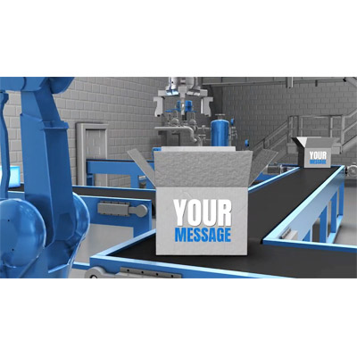 Automated Factory Custom motion graphic preview.