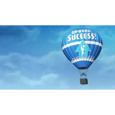 Hot Air Balloon Custom motion graphic preview.