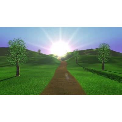 Sunset on a Path motion graphic preview.