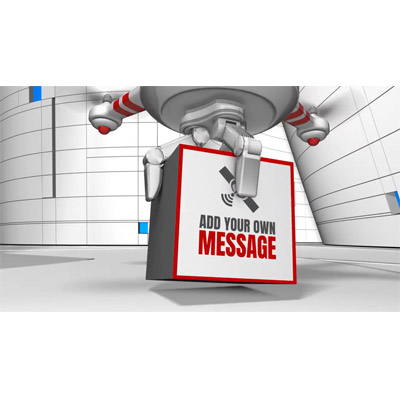 Drone Delivery Custom motion graphic preview.