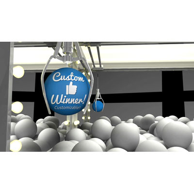 Claw Machine Custom Winner motion graphic preview.