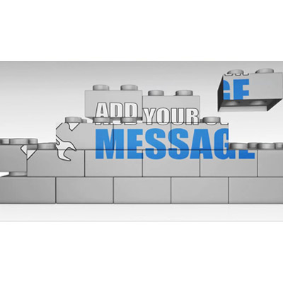 Building Blocks Custom Wall motion graphic preview.
