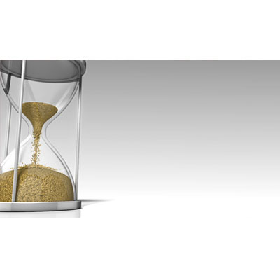 An Hourglass with Sand Passing Through motion graphic preview.