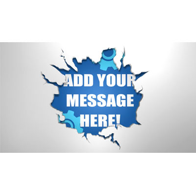 Wall Fall Out Custom motion graphic preview.
