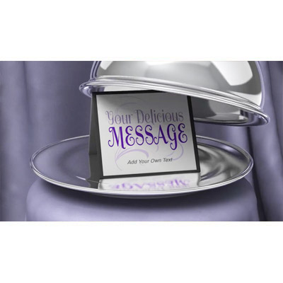 Silver Platter Reveal Custom motion graphic preview.
