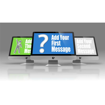 Three Monitors Custom Swap motion graphic preview.