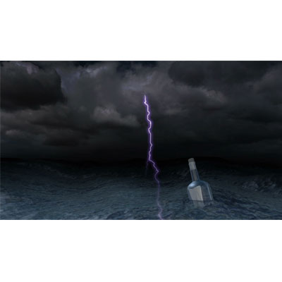 Message In Stormy Waters motion graphic preview.