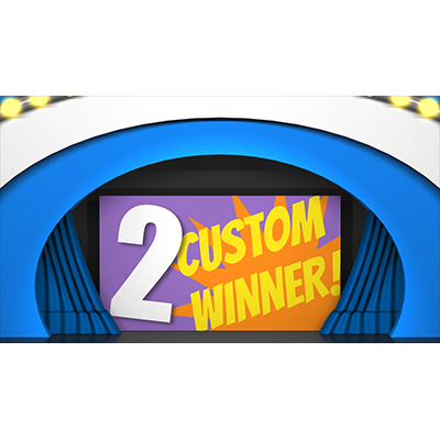 Game Show Curtain 2 Reveal Custom motion graphic preview.